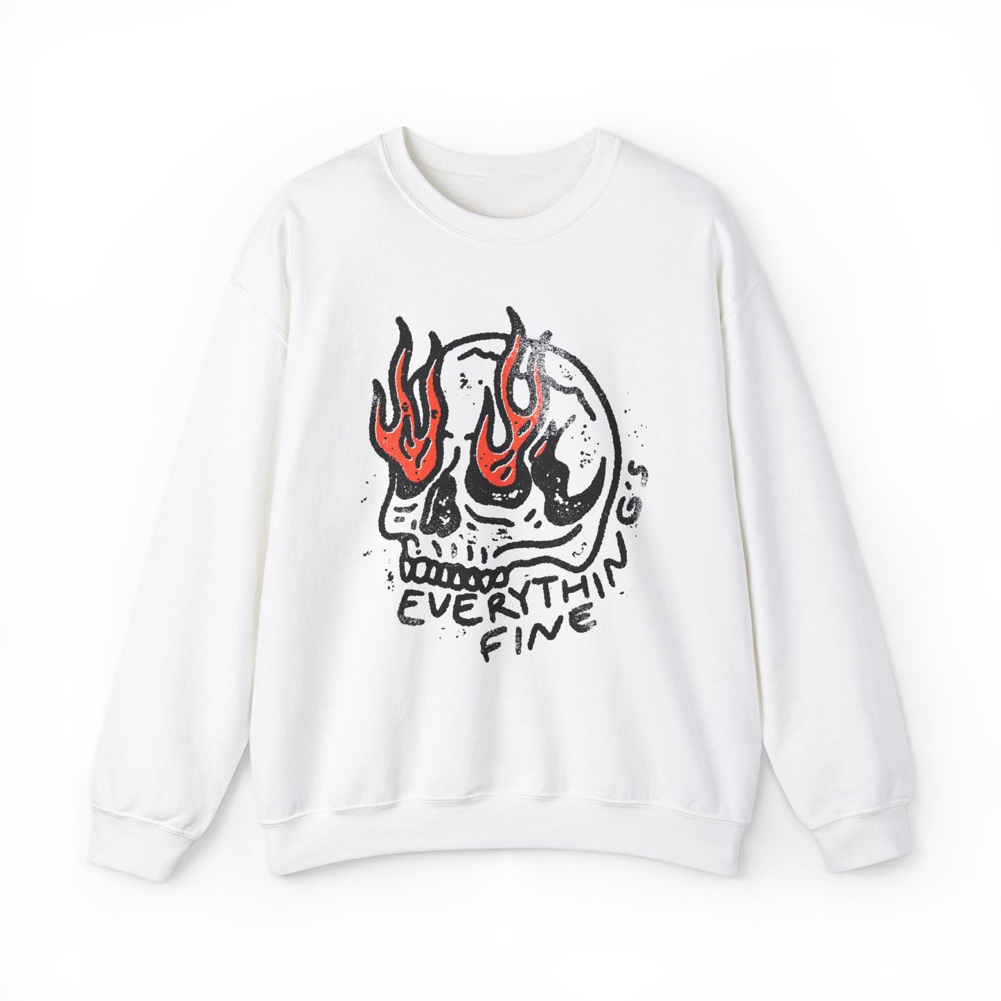 Vintage Funny Everything's Fine Sweatshirt