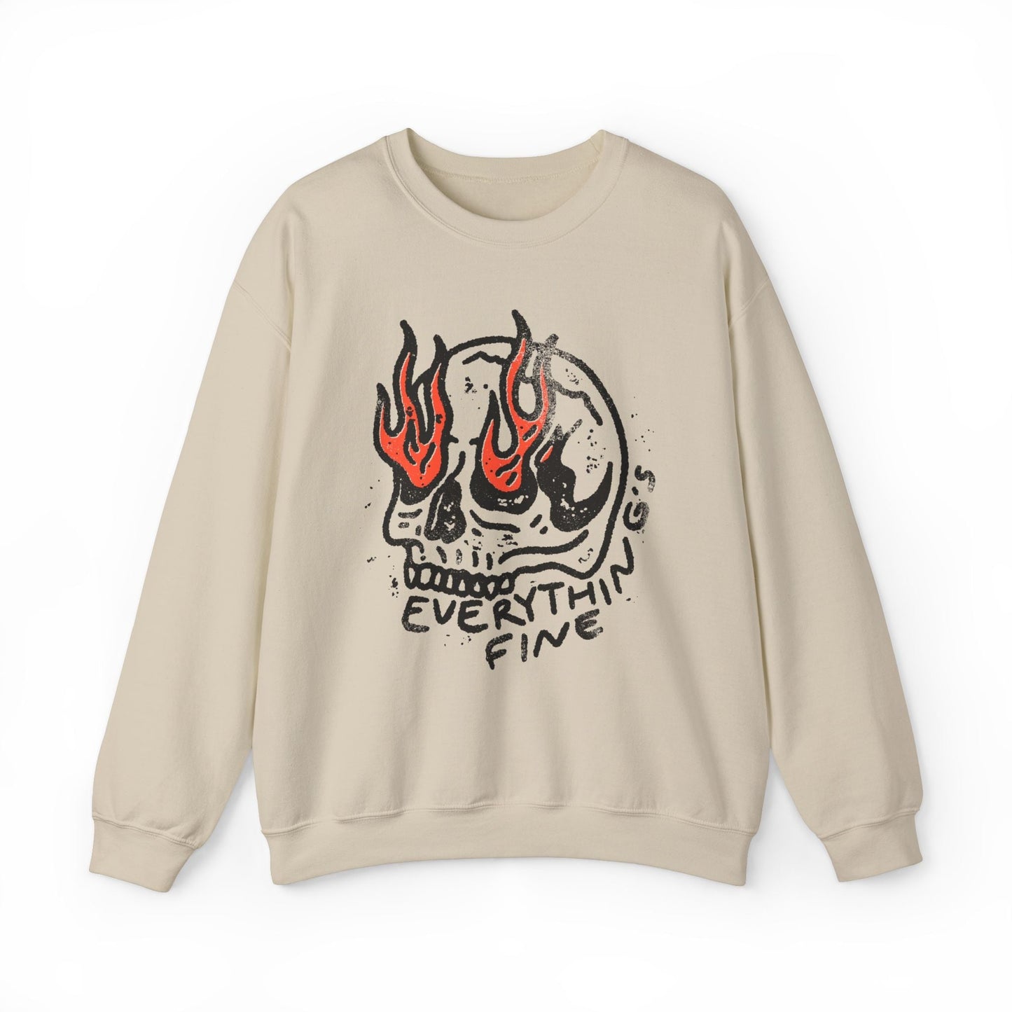 Vintage Funny Everything's Fine Sweatshirt