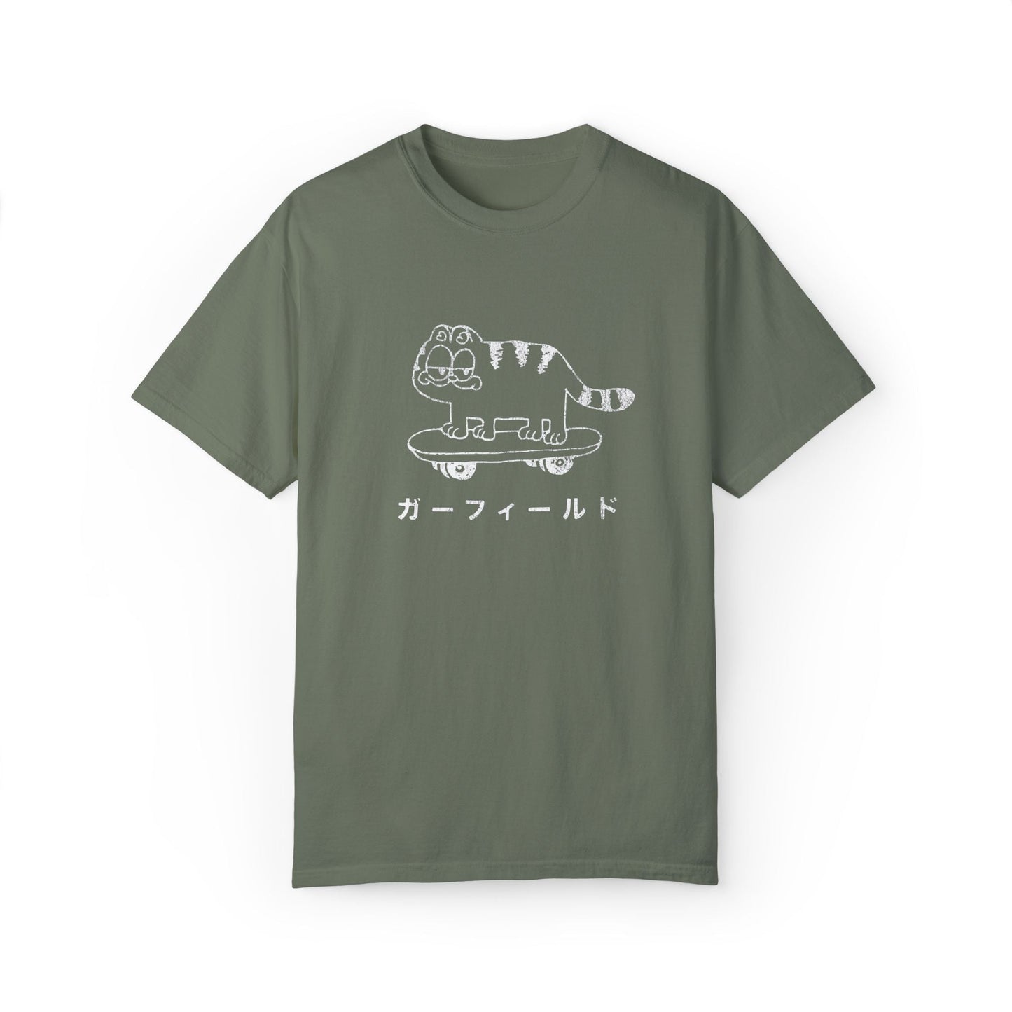 Vintage Garf Cat Japanese Retro Graphic Tee.