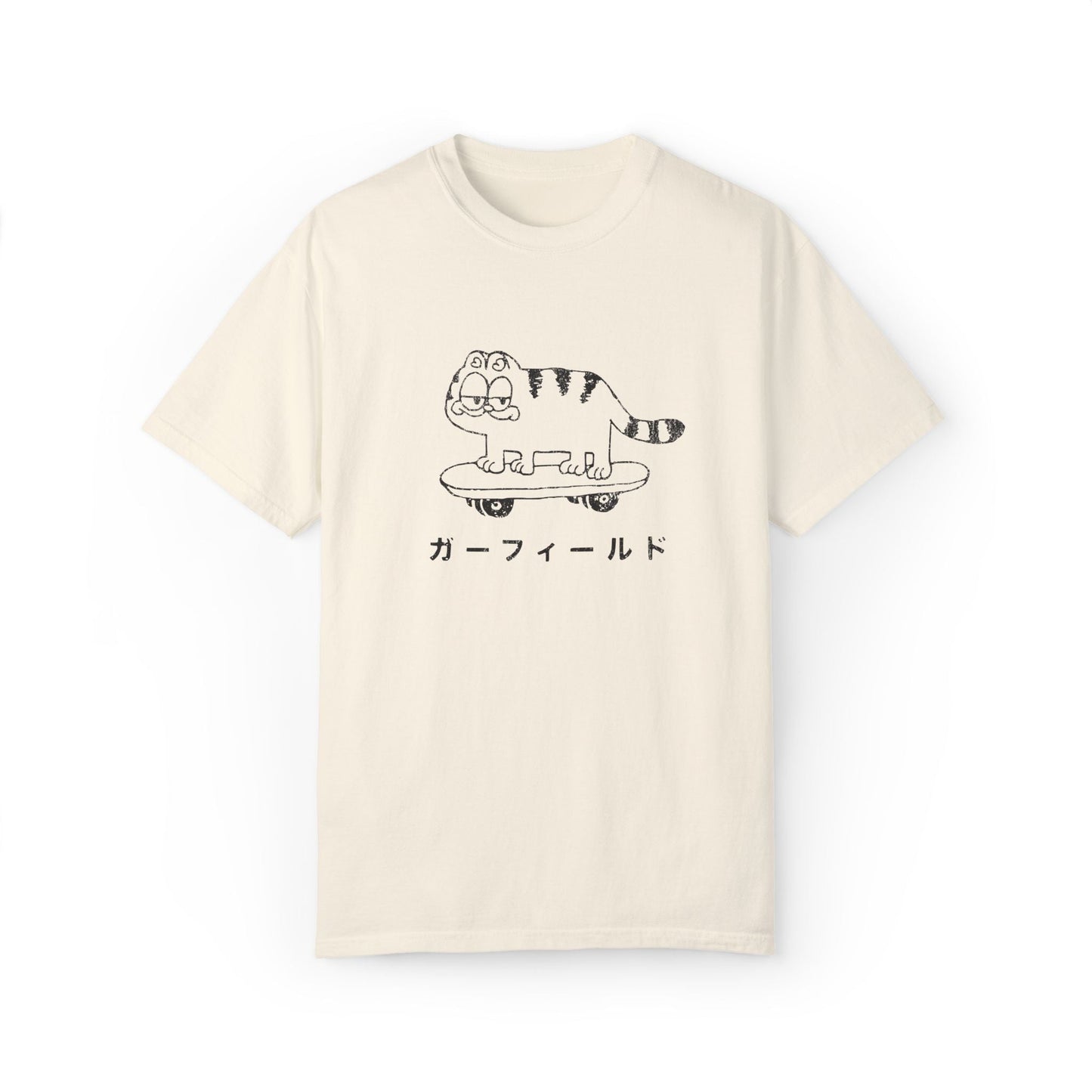 Vintage Garf Cat Japanese Retro Graphic Tee.