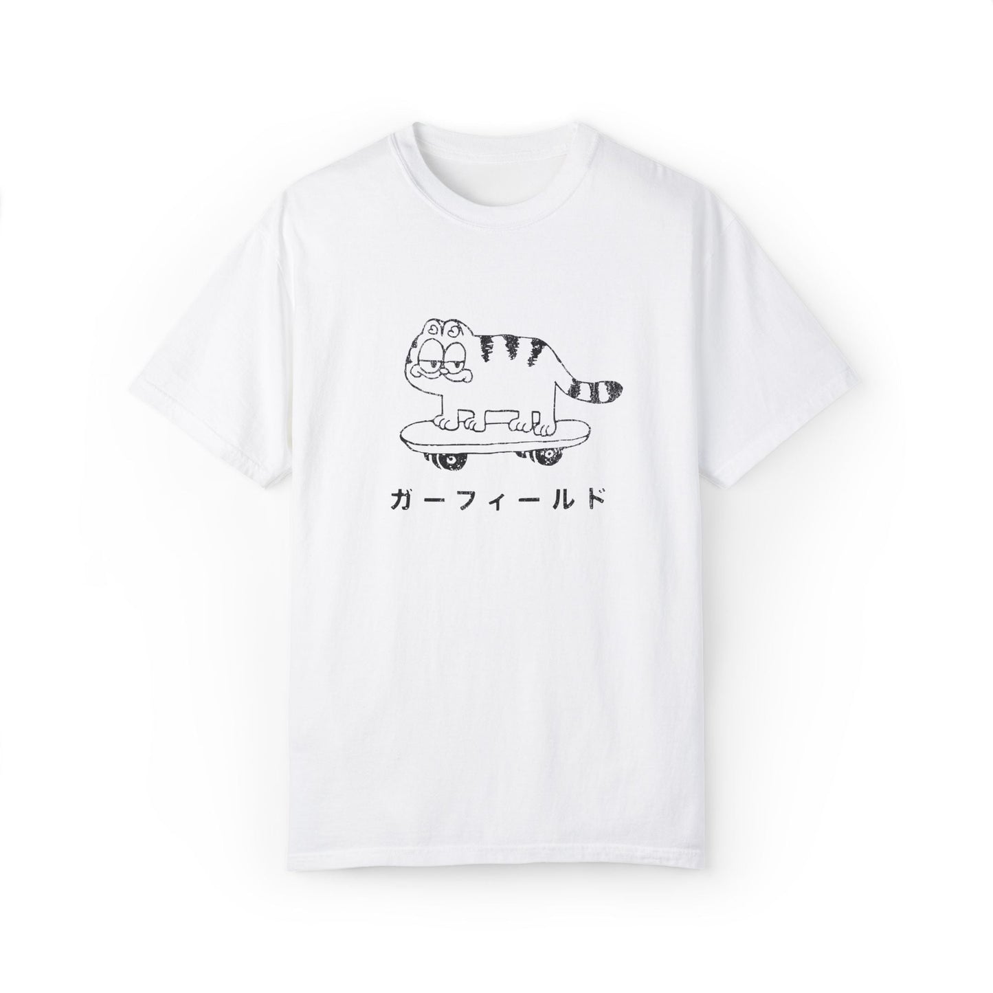 Vintage Garf Cat Japanese Retro Graphic Tee.