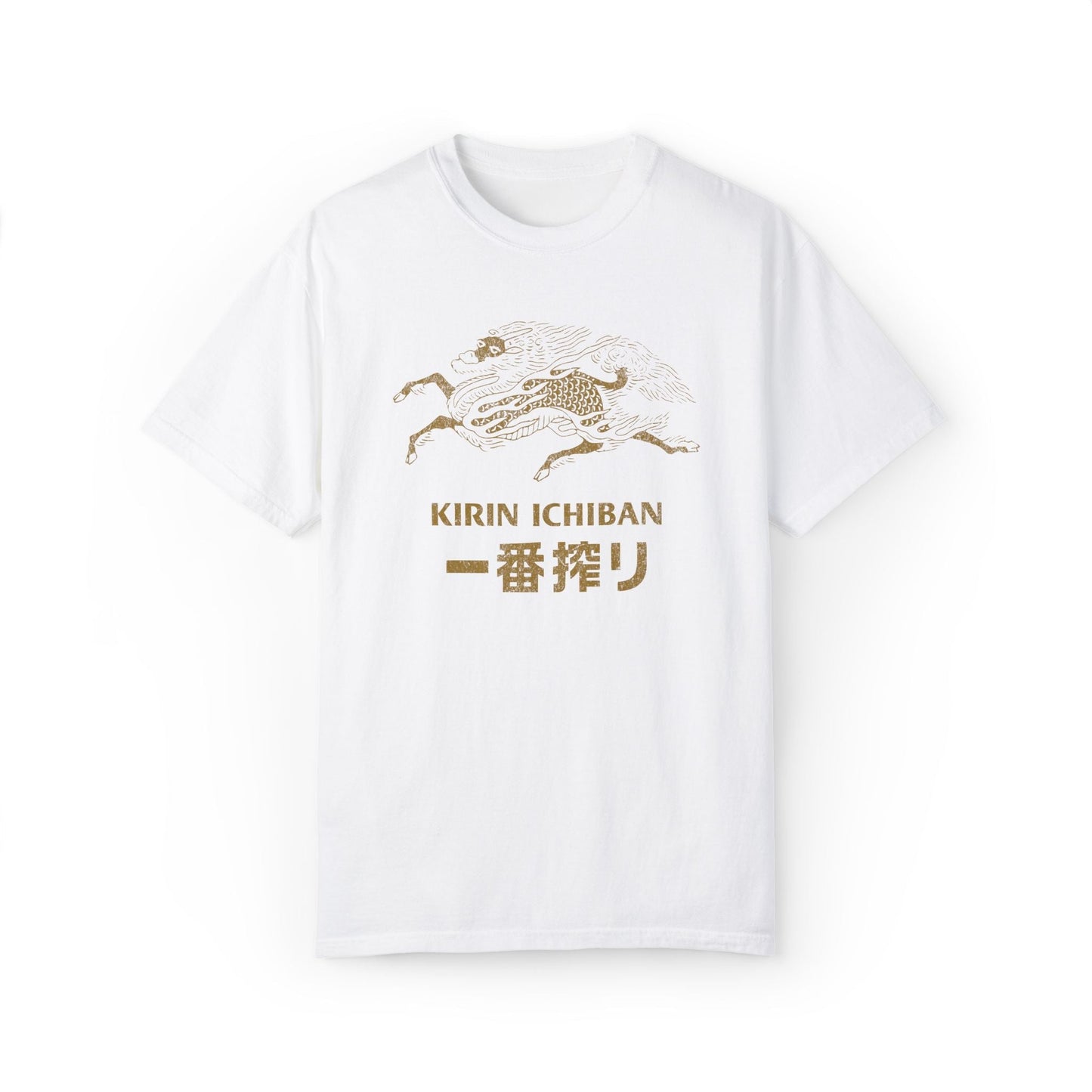 Vintage Kirin Ichiban Retro Graphic T-shirt.