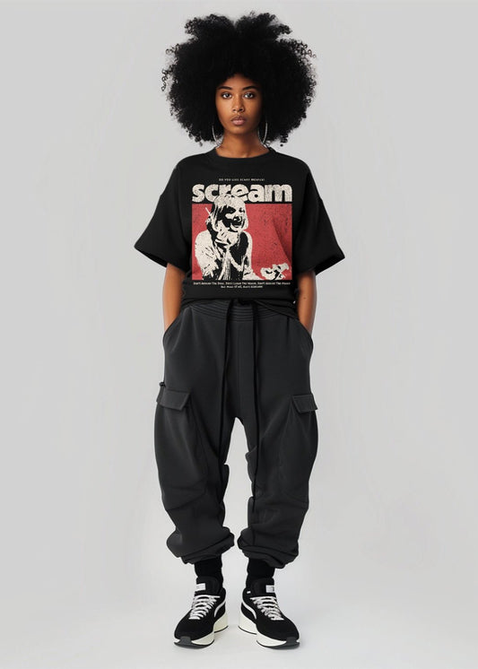 Vintage Scream Retro Graphic Tee