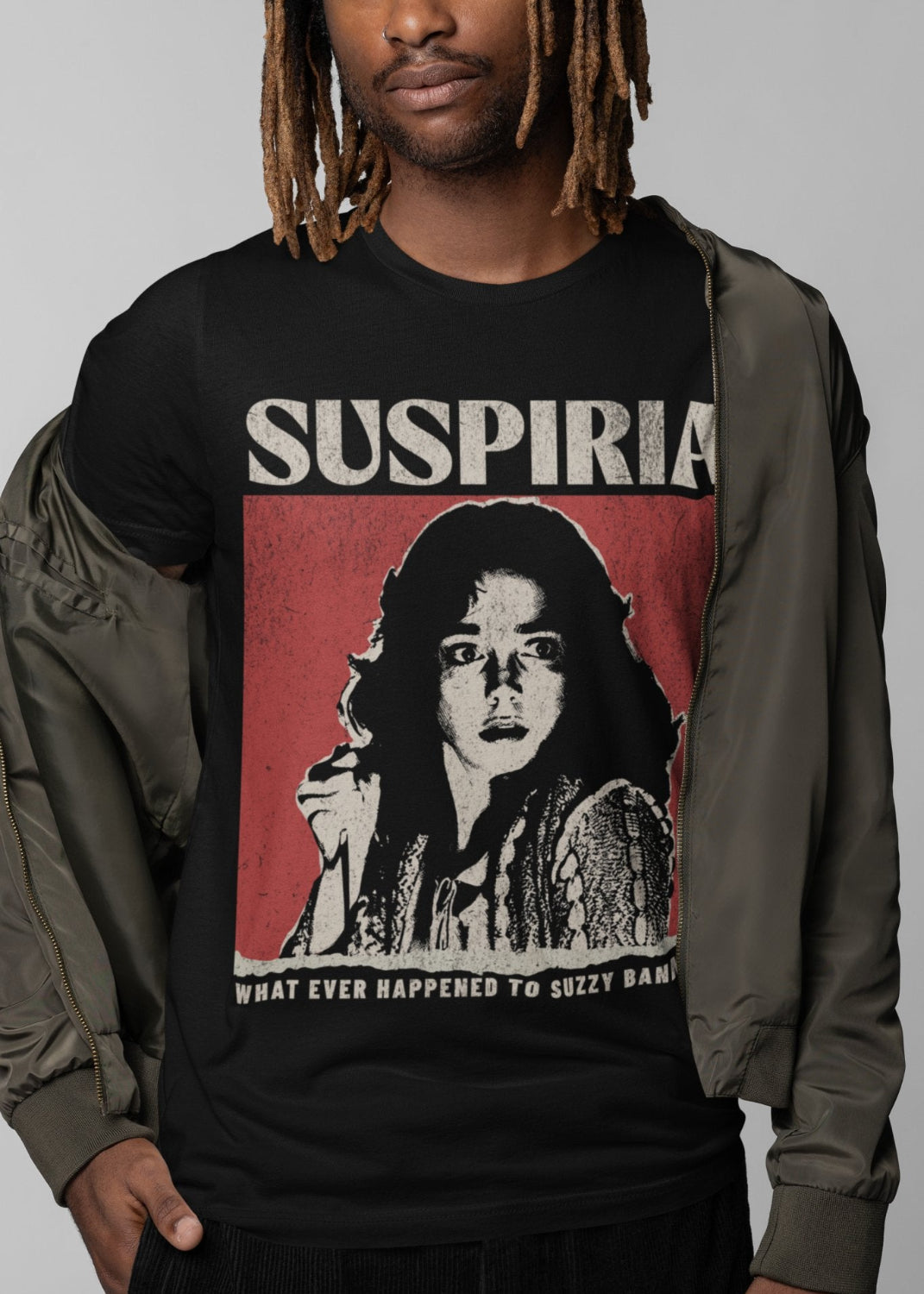 Vintage Suspiria Retro Graphic Tee.