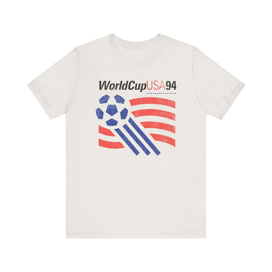 Vintage WorldCup 94 USA Retro Soccer Football Tee.