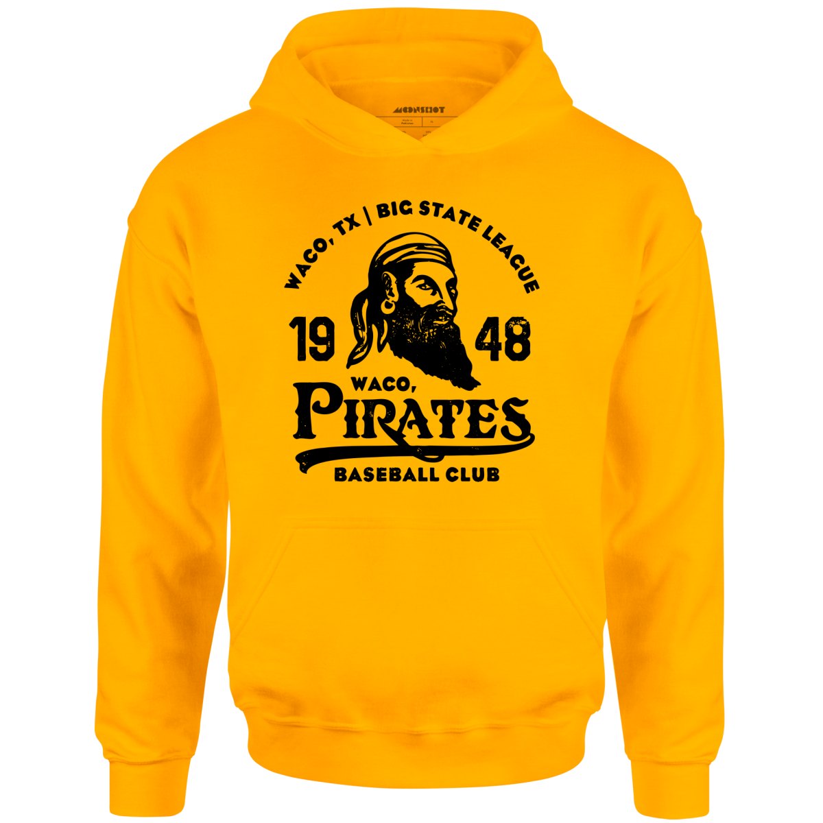Waco Pirates - Texas - Vintage Defunct Baseball Teams - Unisex Hoodie