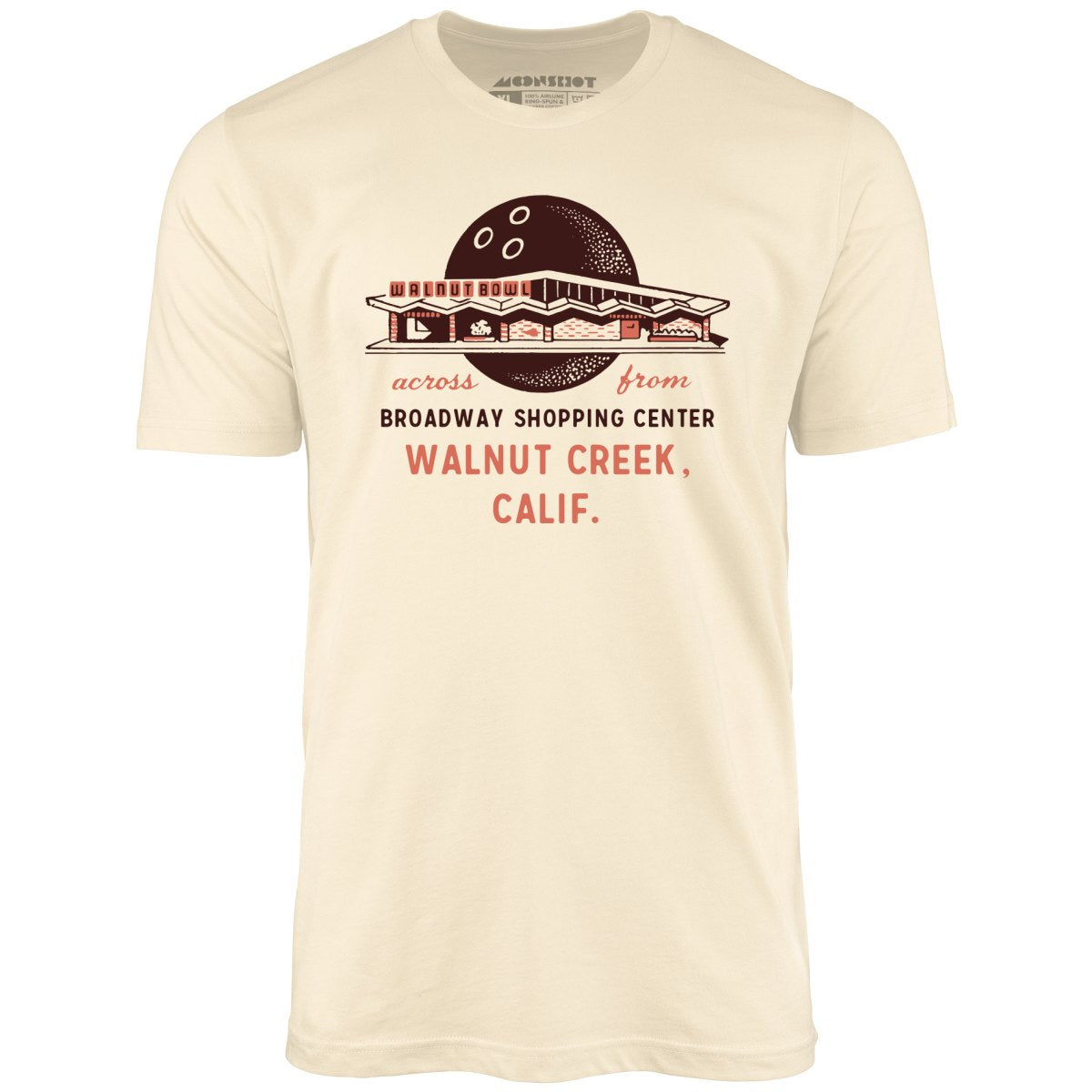 Walnut Bowl - Walnut Creek, CA - Vintage Bowling Alley - Unisex T-Shirt
