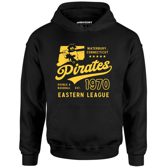 Waterbury Pirates - Connecticut - Vintage Defunct Baseball Teams - Unisex Hoodie