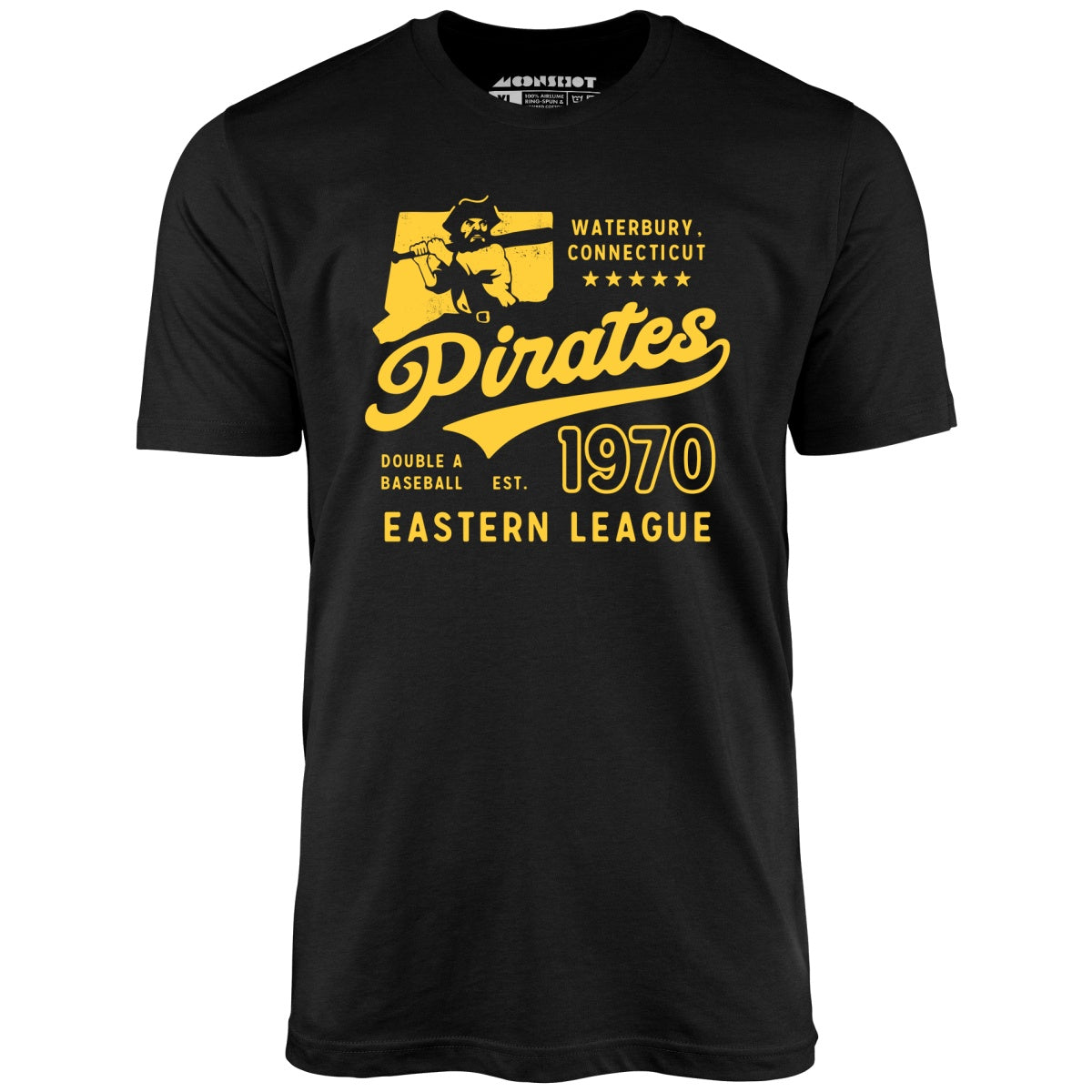 Waterbury Pirates - Connecticut - Vintage Defunct Baseball Teams - Unisex T-Shirt
