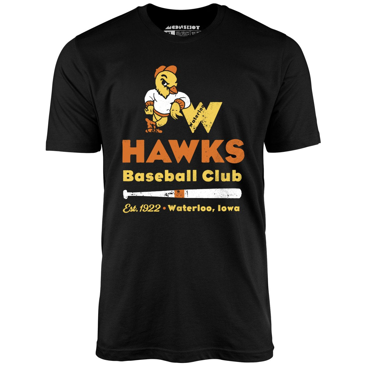 Waterloo Hawks - Iowa - Vintage Defunct Baseball Teams - Unisex T-Shirt