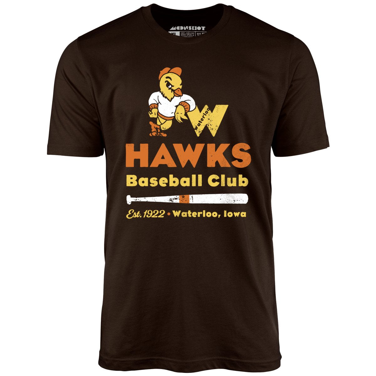 Waterloo Hawks - Iowa - Vintage Defunct Baseball Teams - Unisex T-Shirt