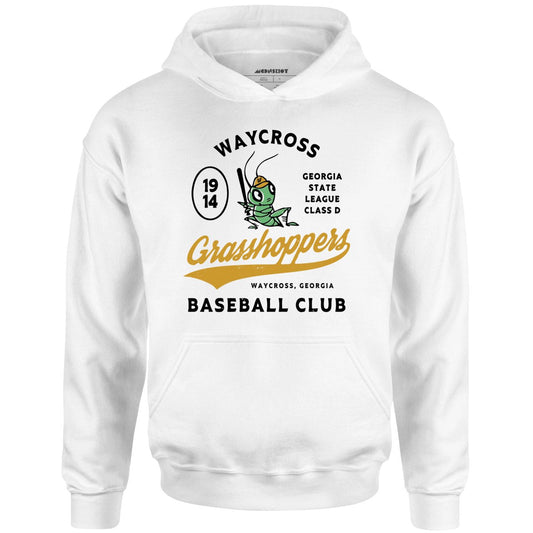 Waycross Grasshoppers - Georgia - Vintage Defunct Baseball Teams - Unisex Hoodie