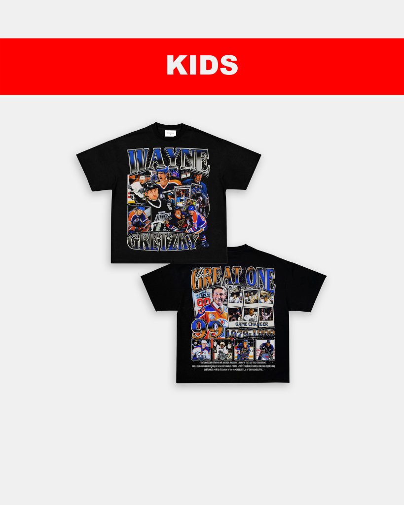WAYNE GRETZKY - KIDS TEE - [DS] - clothing by TeeHivey.com (Image 1)