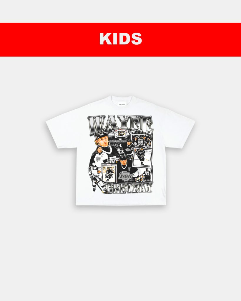 WAYNE GRETZKY - KINGS - KIDS TEE - clothing by TeeHivey.com (Image 2)