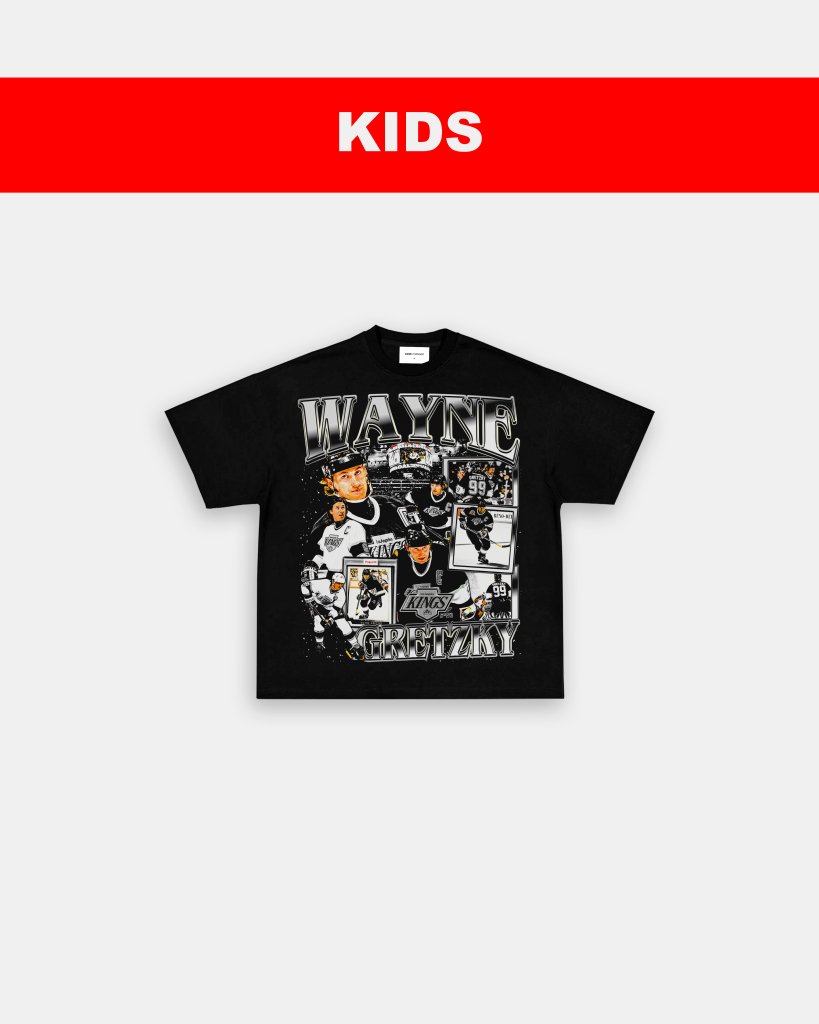 WAYNE GRETZKY - KINGS - KIDS TEE - clothing by TeeHivey.com (Image 1)