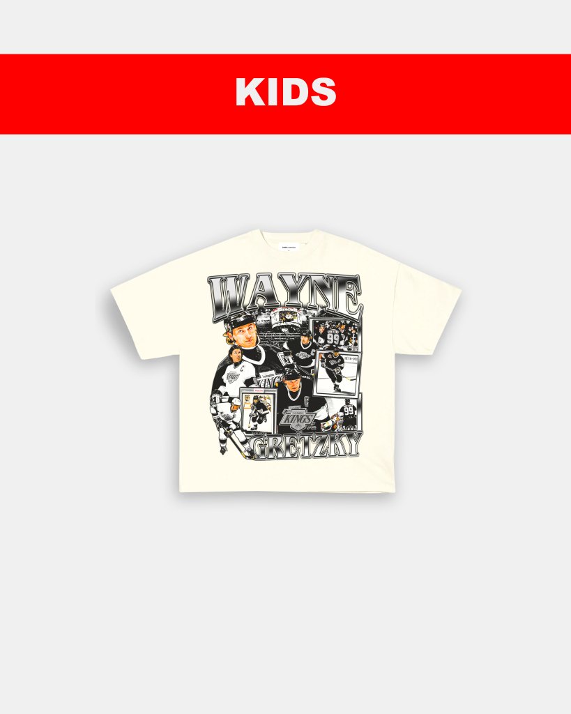 WAYNE GRETZKY - KINGS - KIDS TEE - clothing by TeeHivey.com (Image 4)