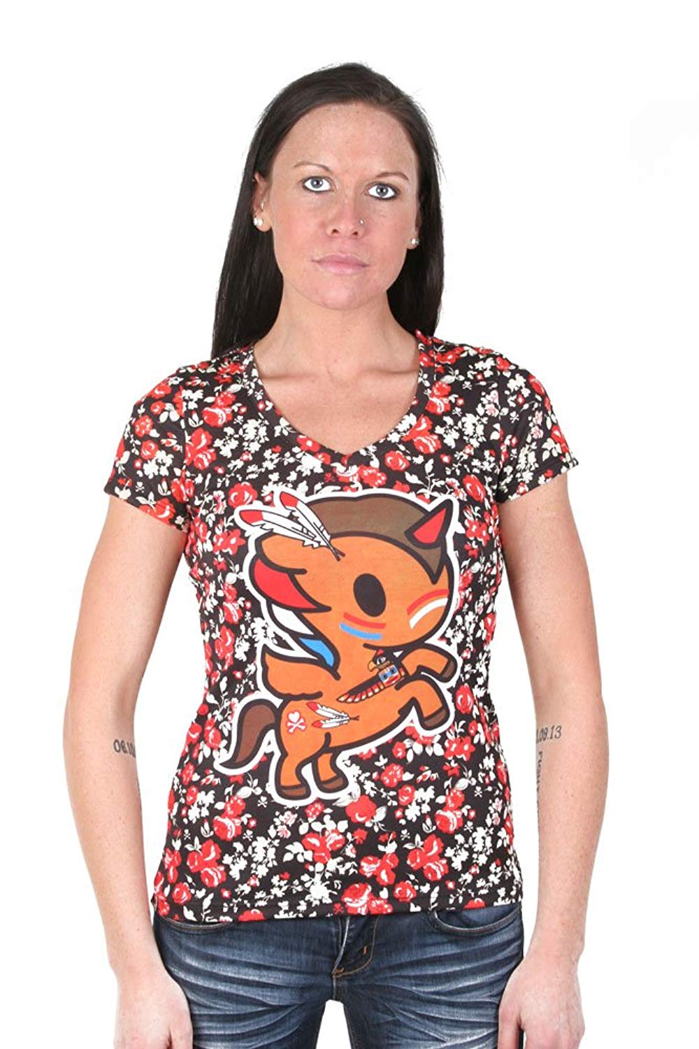 Tokidoki Unicorno Timber Wild West Junior T-Shirt - clothing by TeeHivey.com (Image 1)