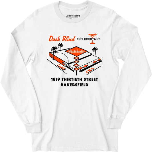 Westchester Bowl v2 - Bakersfield, CA - Vintage Bowling Alley - Long Sleeve T-Shirt