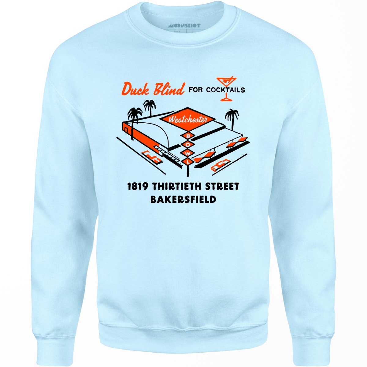 Westchester Bowl v2 - Bakersfield, CA - Vintage Bowling Alley - Unisex Sweatshirt