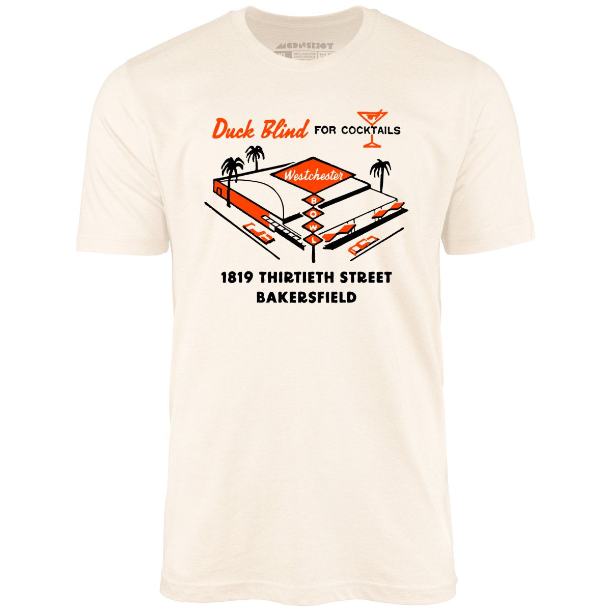 Westchester Bowl v2 - Bakersfield, CA - Vintage Bowling Alley - Unisex T-Shirt