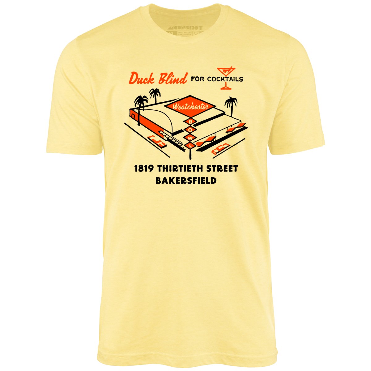 Westchester Bowl v2 - Bakersfield, CA - Vintage Bowling Alley - Unisex T-Shirt