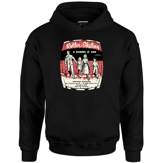 Westview Skateland - Columbus, OH - Vintage Roller Rink - Unisex Hoodie