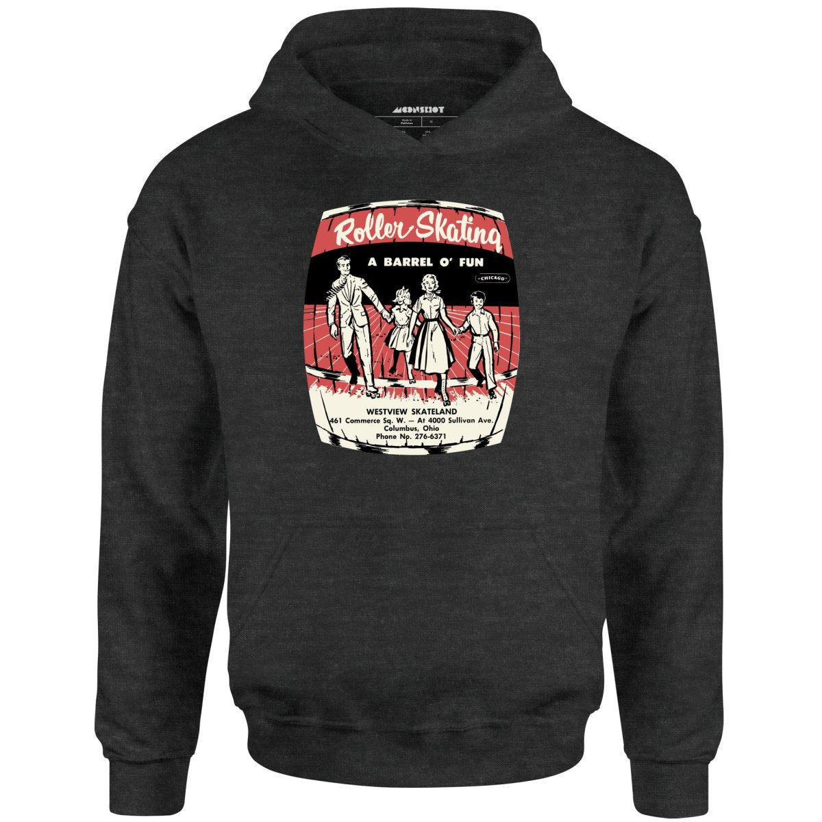 Westview Skateland - Columbus, OH - Vintage Roller Rink - Unisex Hoodie