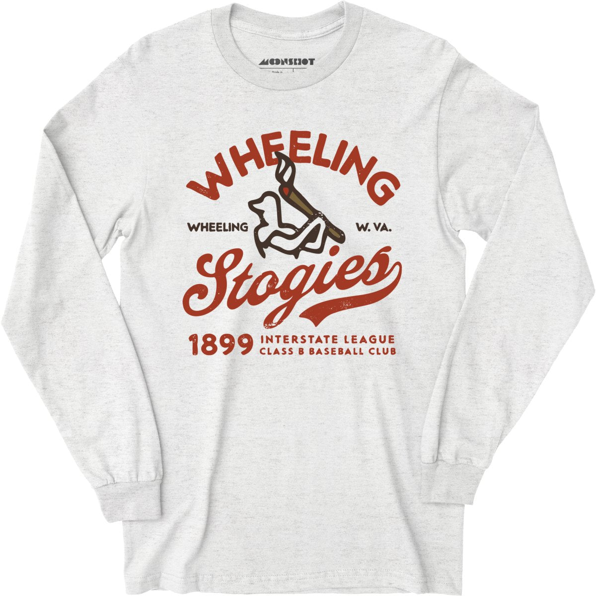 Wheeling Stogies - West Virginia - Vintage Defunct Baseball Teams - Long Sleeve T-Shirt