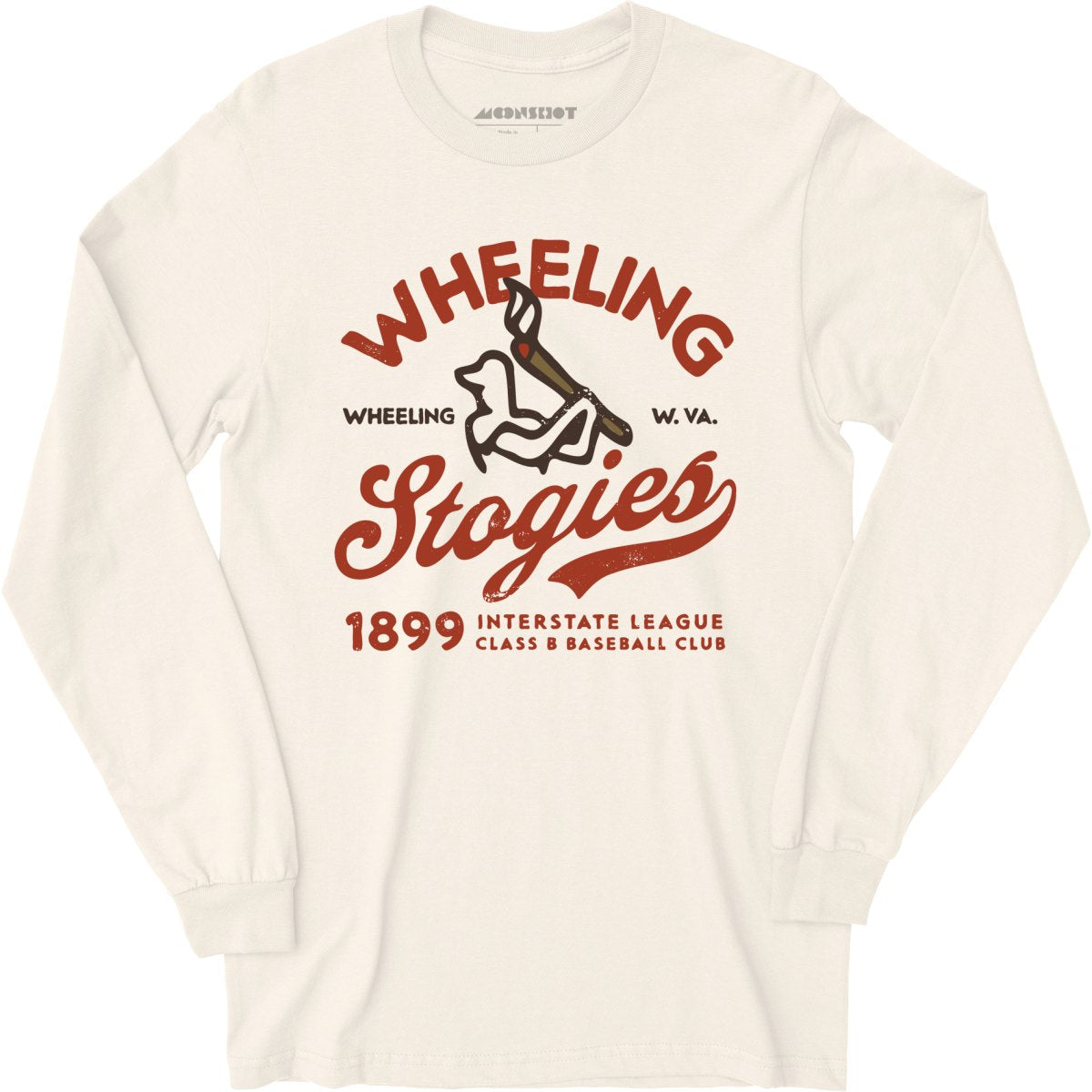 Wheeling Stogies - West Virginia - Vintage Defunct Baseball Teams - Long Sleeve T-Shirt