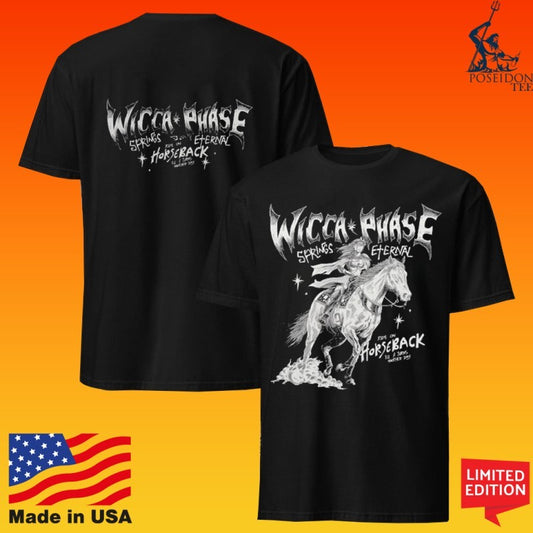 Wicca Phase Springs Eternal Horseback Rider T-shirt