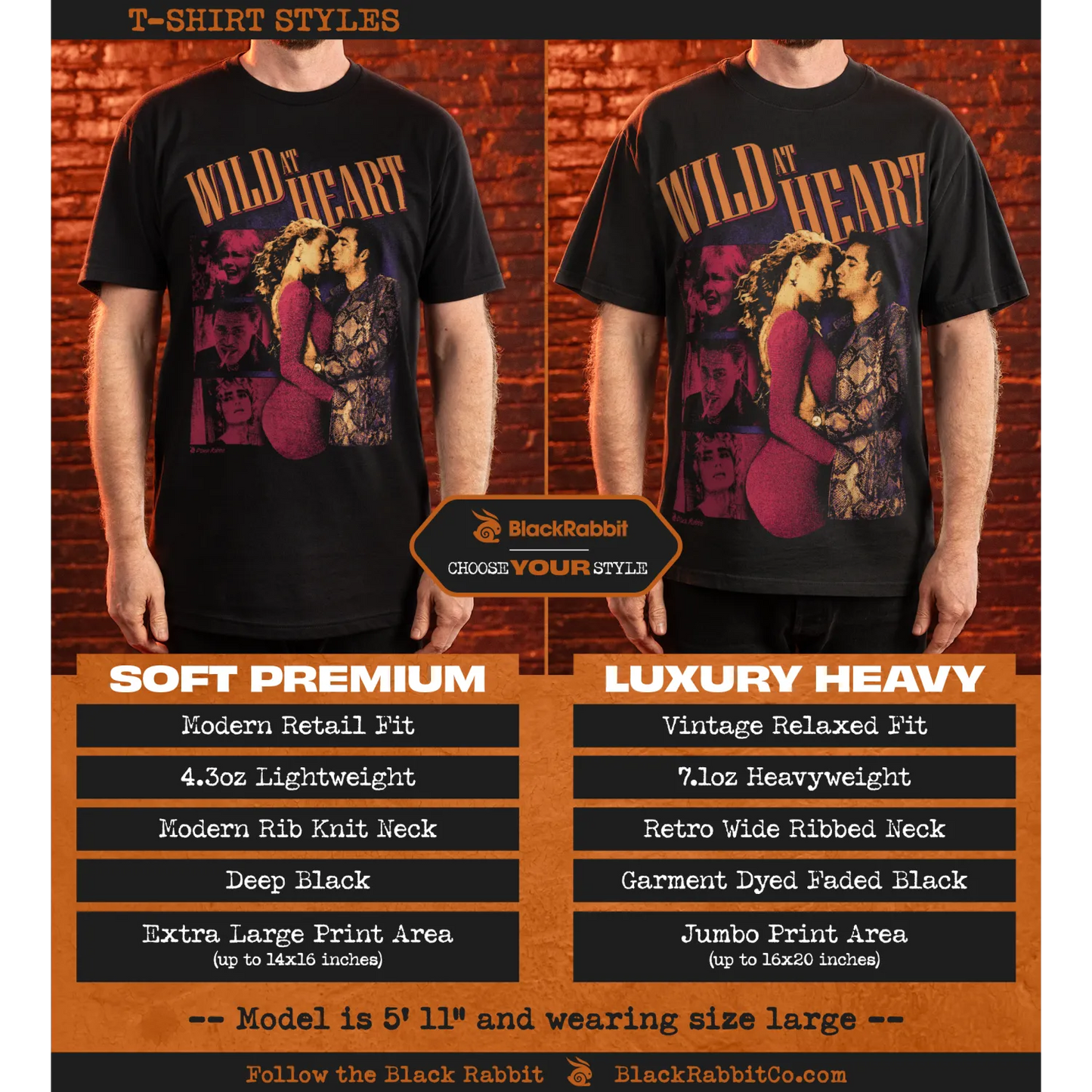 Wild At Heart David Lynch 90s Retro Vintage Unisex Classic T-Shirt