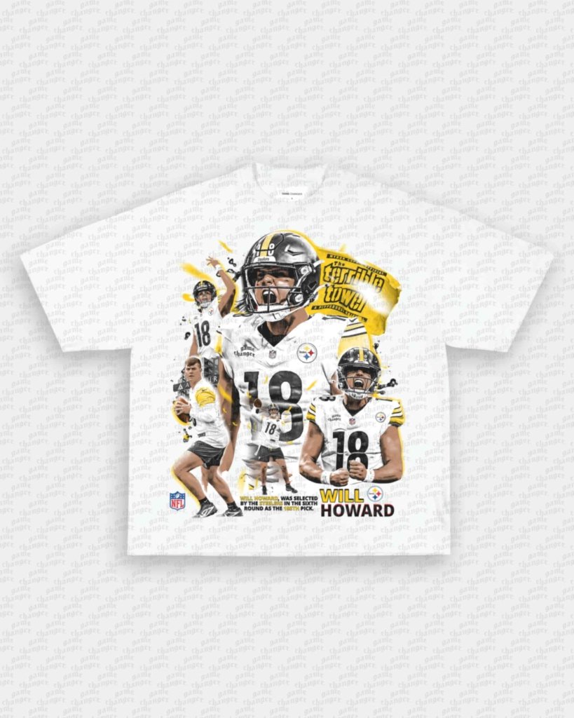 WILL HOWARD - STEELERS TEE - clothing by TeeHivey.com (Image 3)