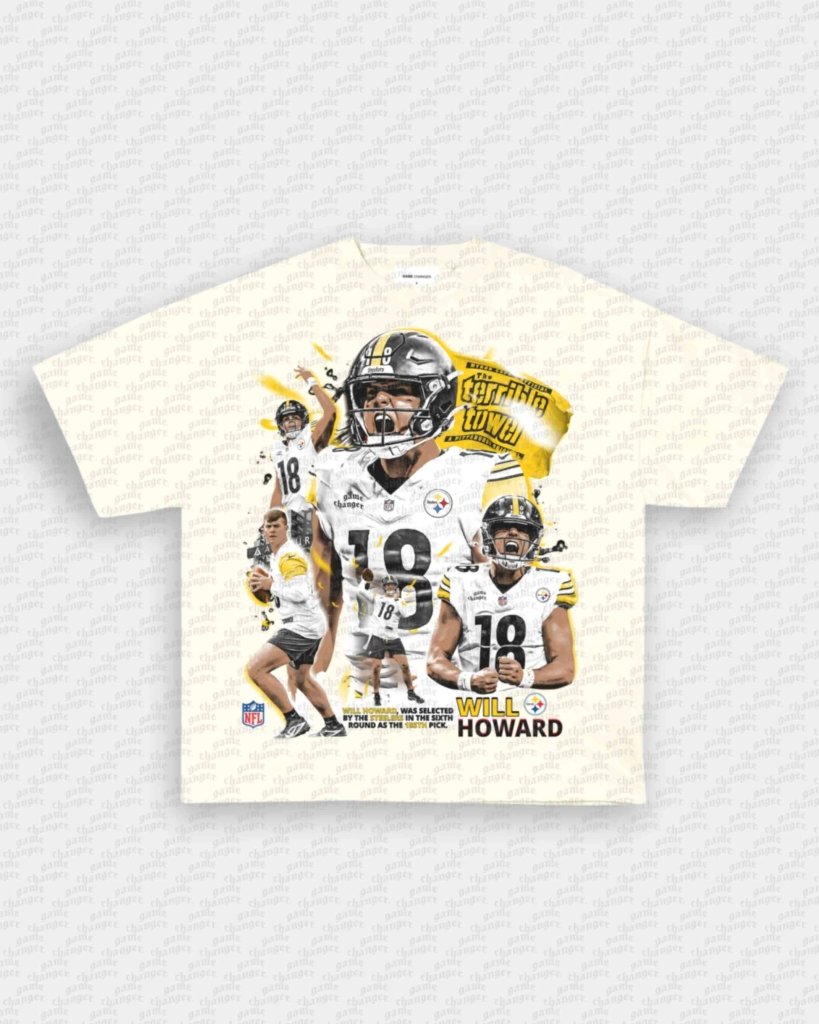 WILL HOWARD - STEELERS TEE - clothing by TeeHivey.com (Image 2)