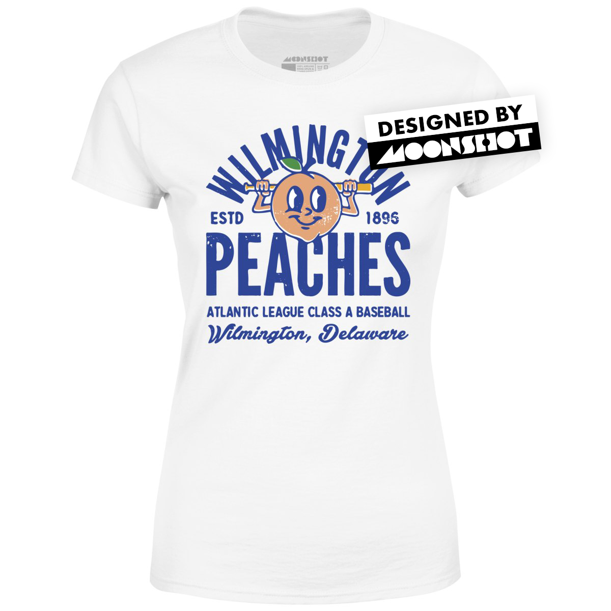 Wilmington Peaches - Delaware - Vintage Defunct Baseball Teams - Women's T-Shirt