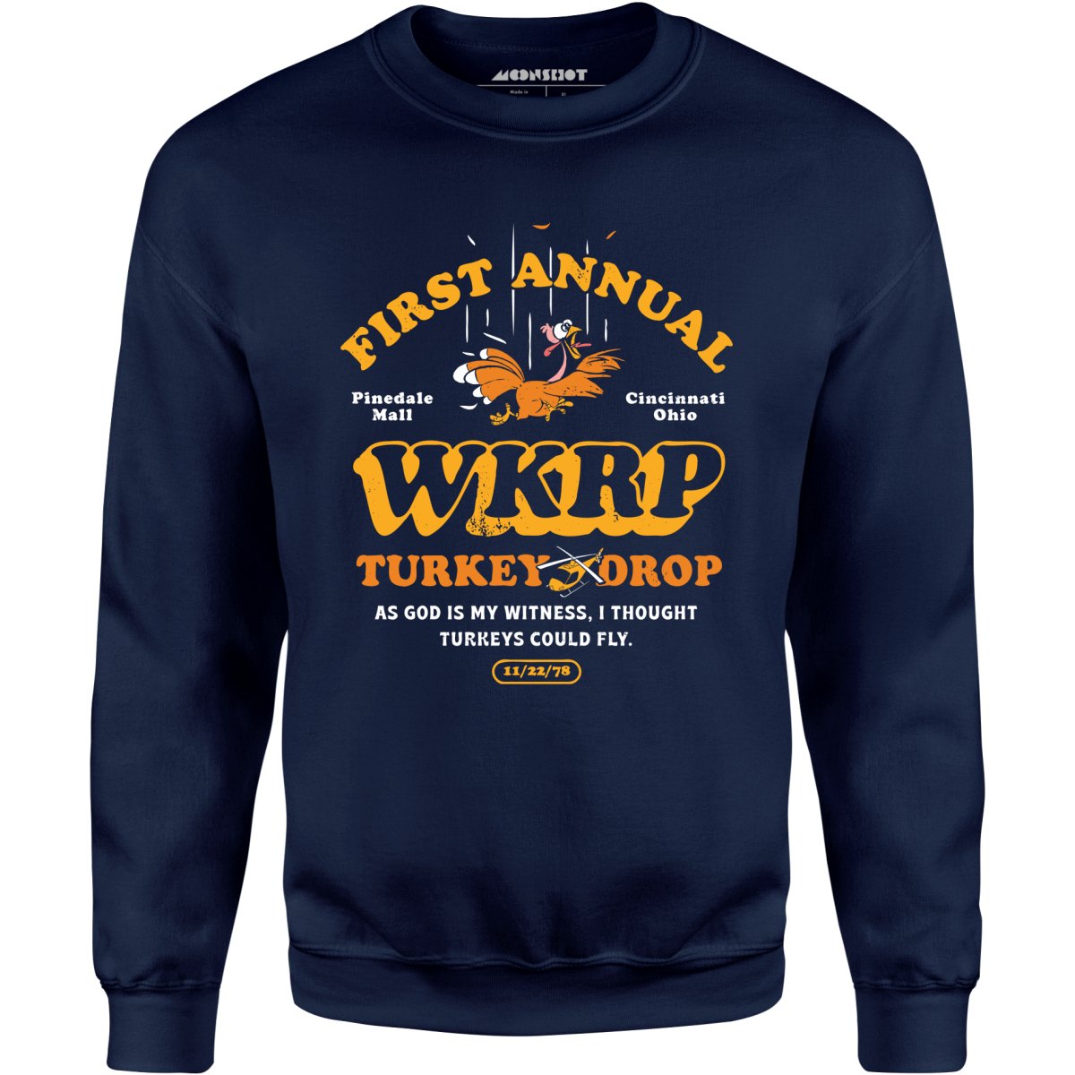 WKRP Turkey Drop - Unisex Sweatshirt
