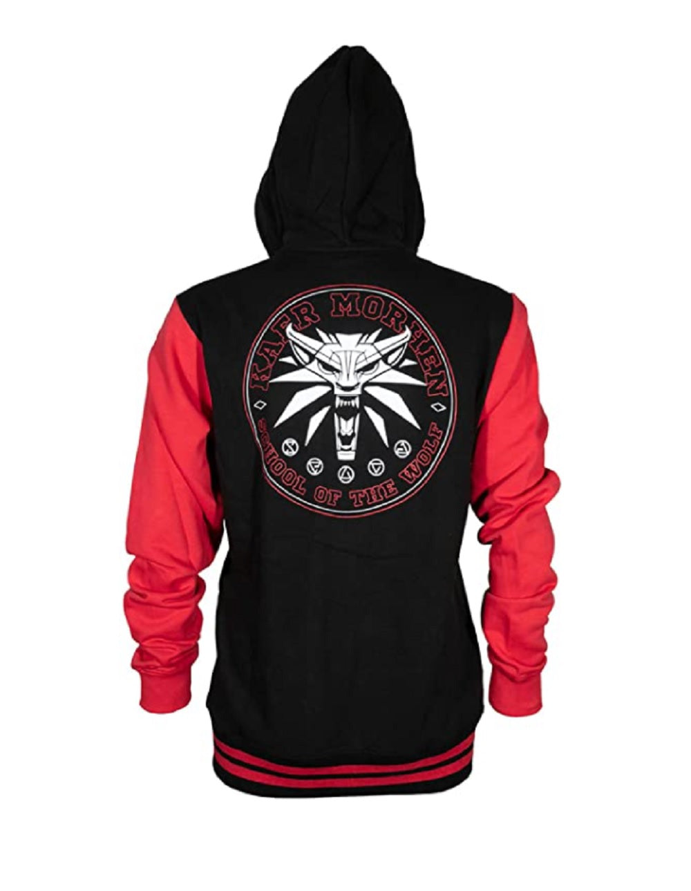 The Witcher 3 Wolf School Pride Men's Gamer Zip-Up Hoodie