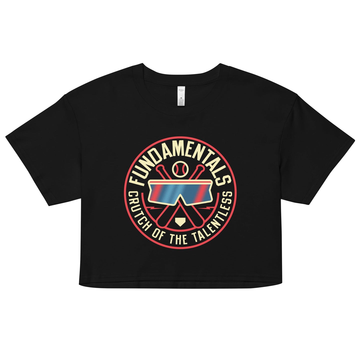Fundamentals Crutch Of The Talentless Women's Crop Tee