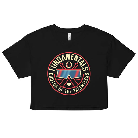 Fundamentals Crutch Of The Talentless Women's Crop Tee