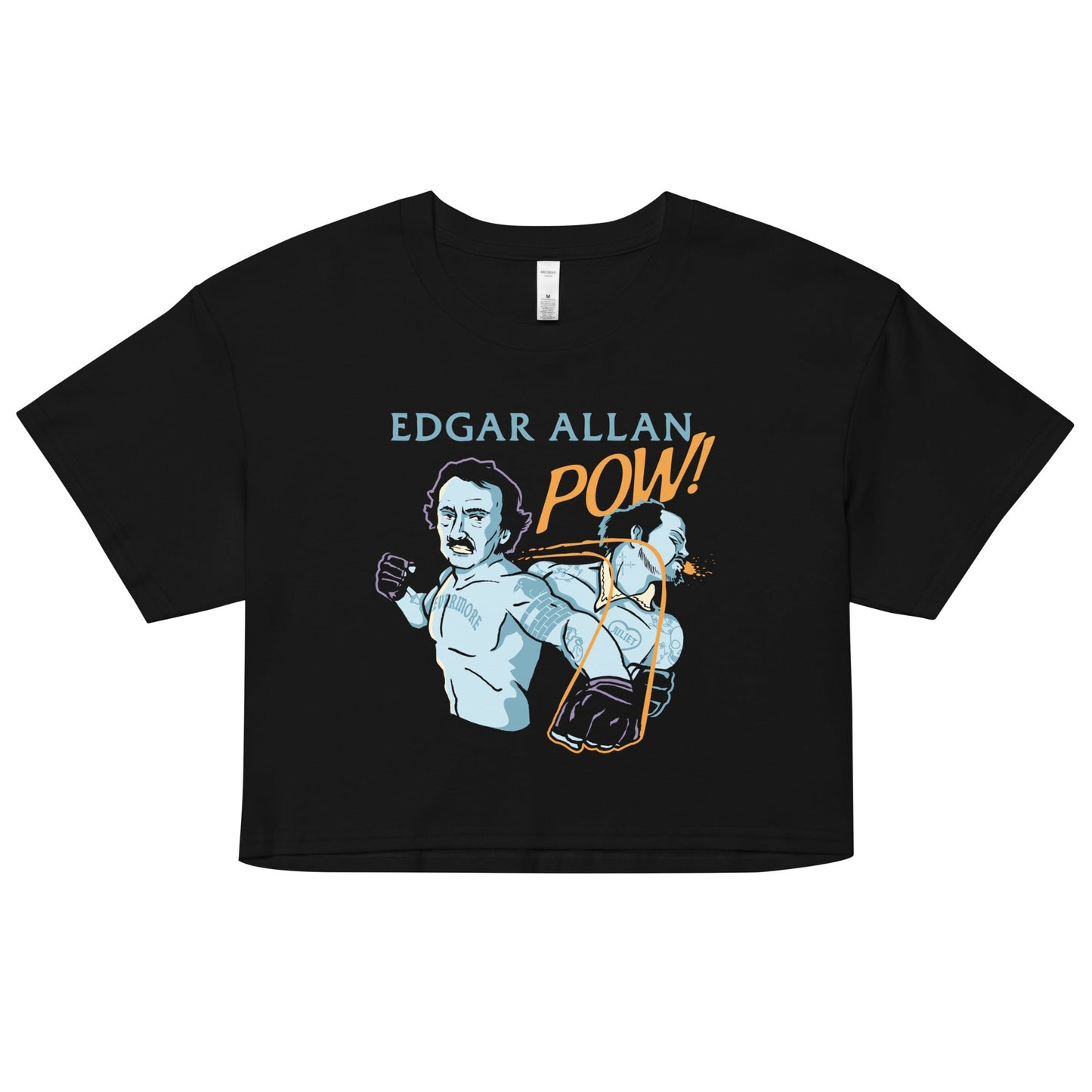 Edgar Allan Pow! Women's Crop Tee
