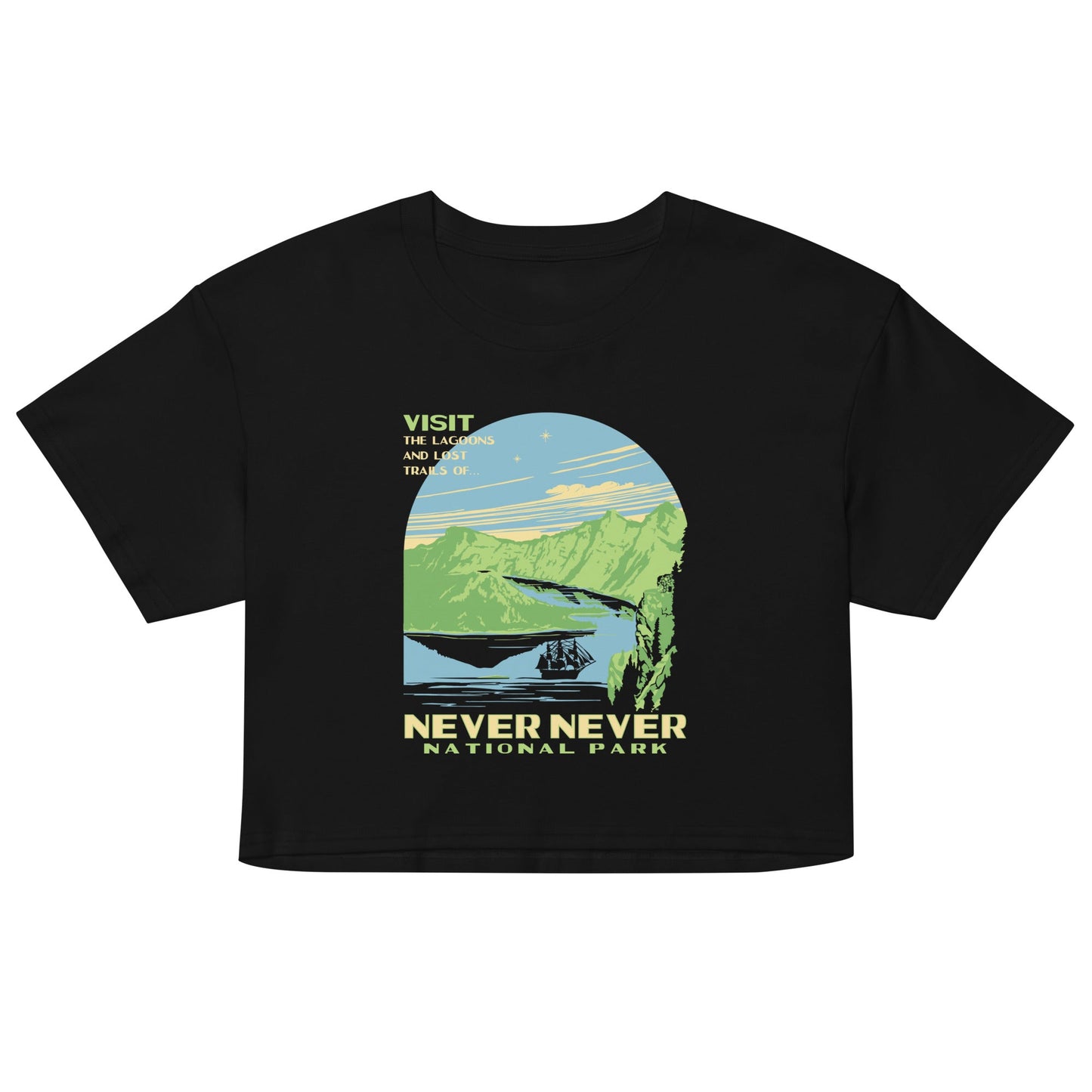 Never Never National Park Women's Crop Tee