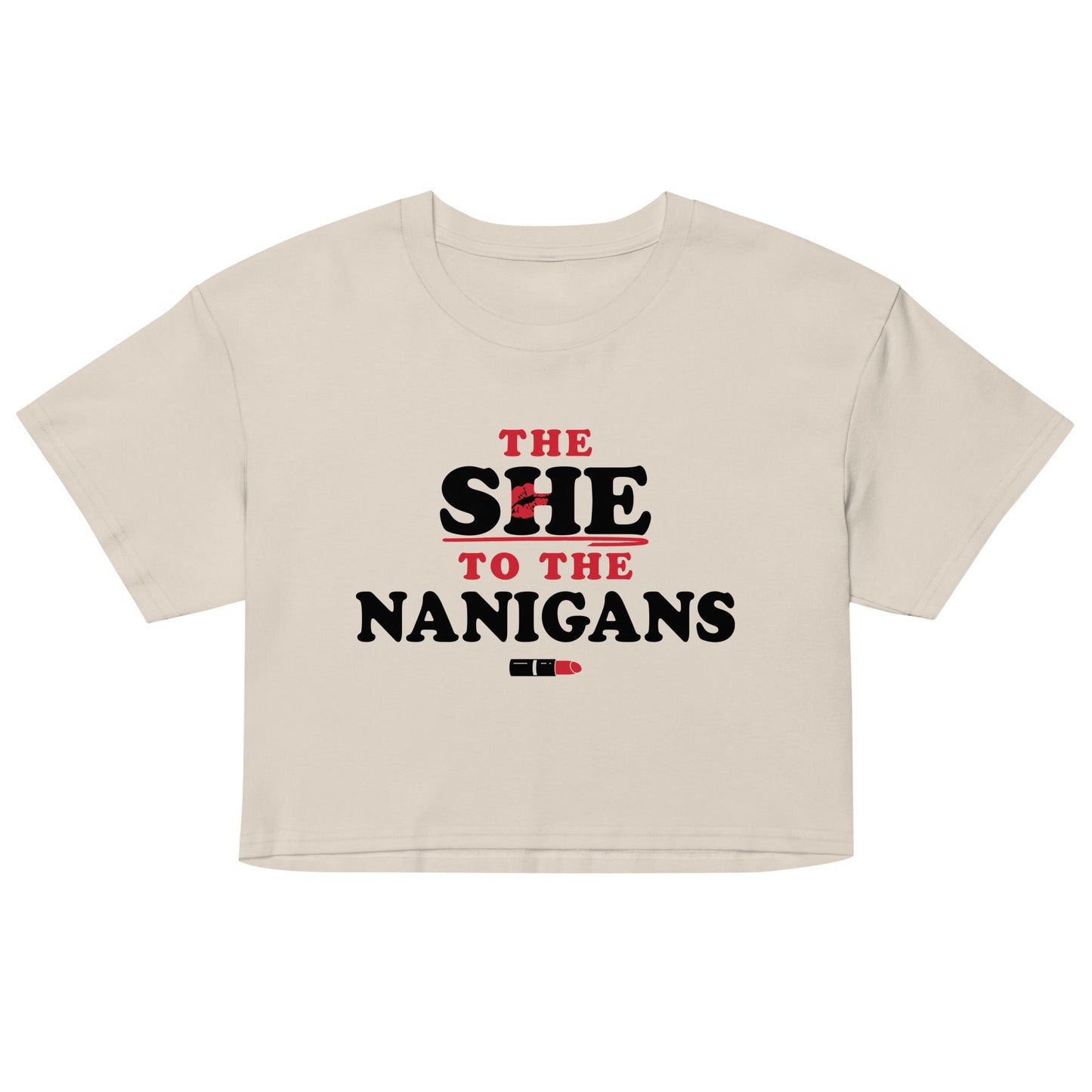 The She To The Nanigans Women's Crop Tee