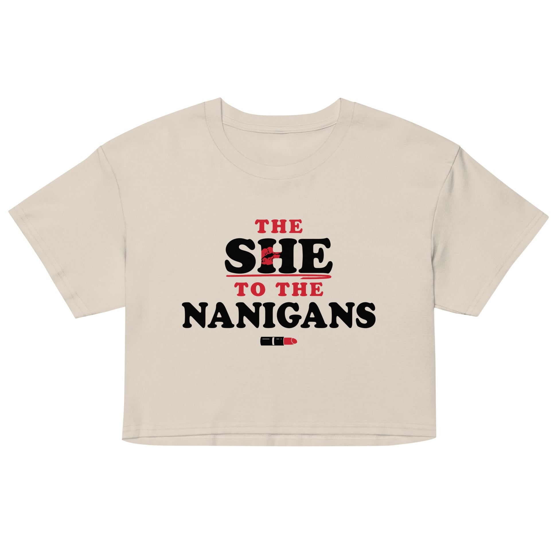 The She To The Nanigans Women's Crop Tee