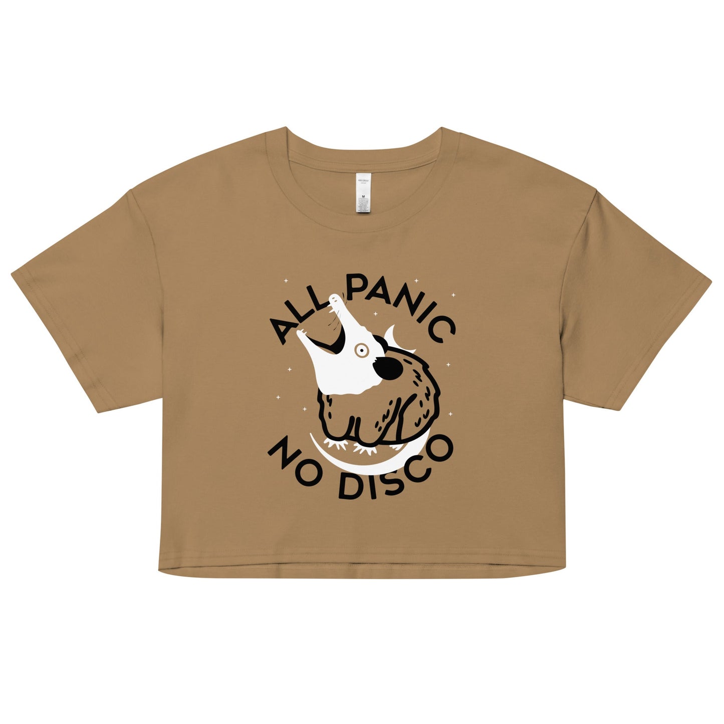 All Panic No Disco Women's Crop Tee