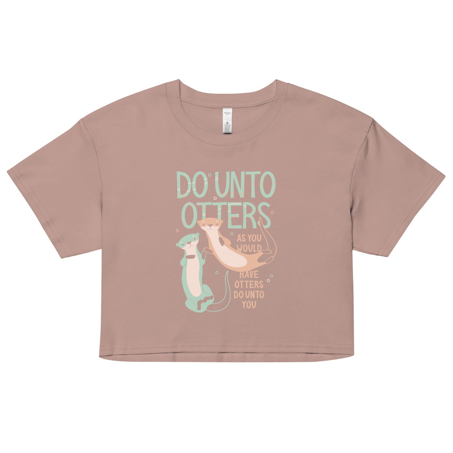 Do Unto Otters Women's Crop Tee