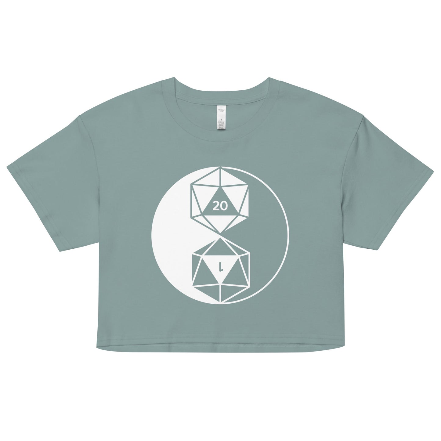 Dice Yin Yang Women's Crop Tee