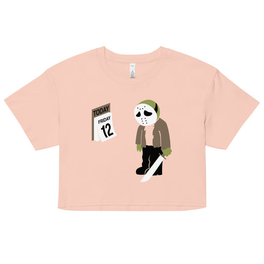 Friday the 12th Women's Crop Tee
