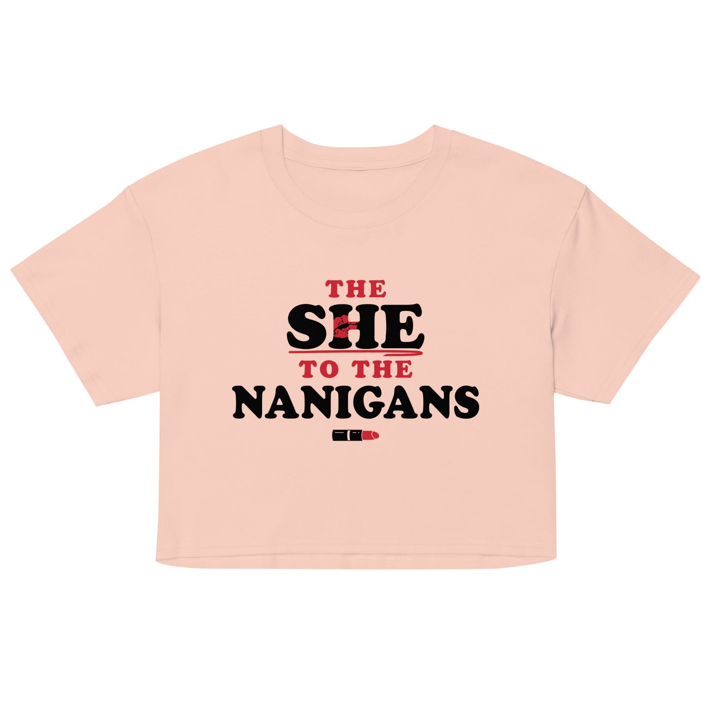 The She To The Nanigans Women's Crop Tee