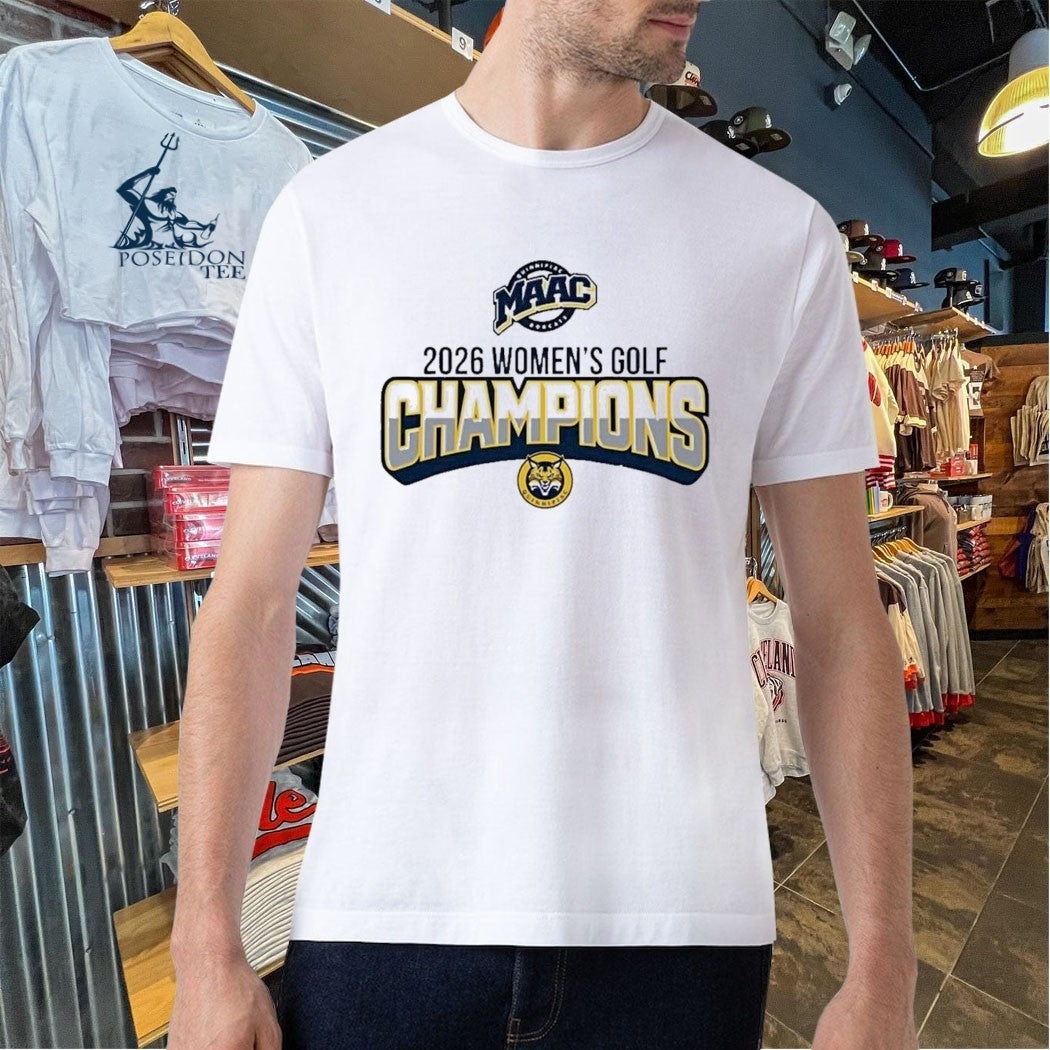 Women’s Golf Champions Maac Quinnipiac University 2026 T-shirt