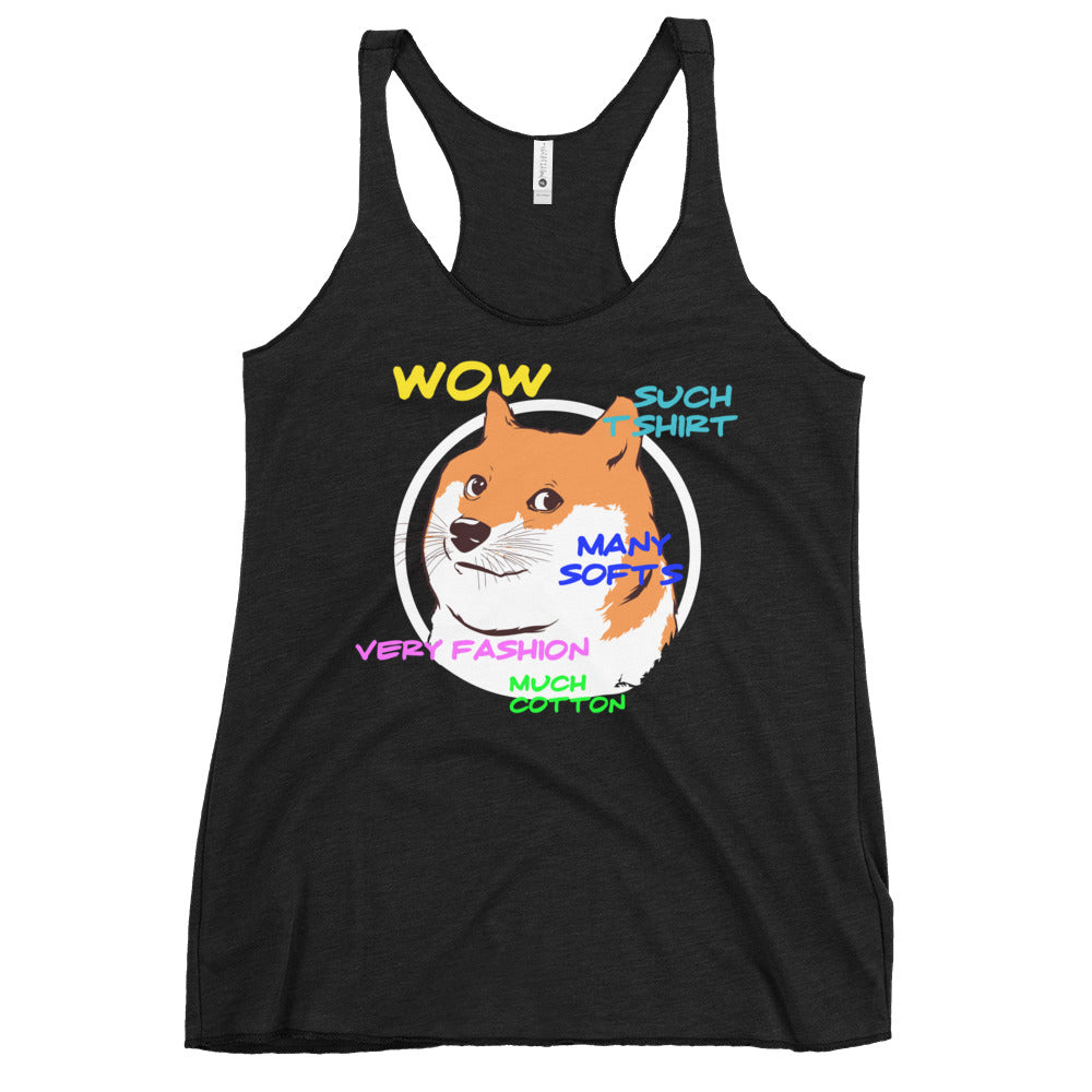 Doge Shirt Women's Racerback Tank