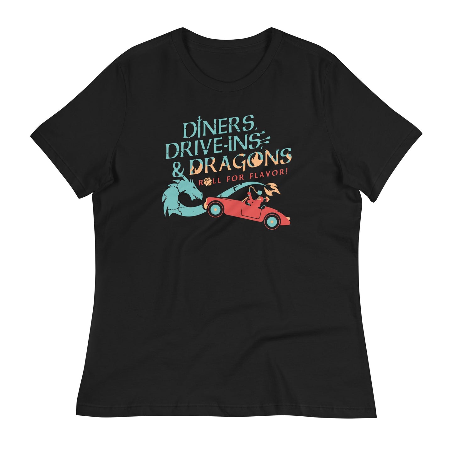 Diners, Drive-ins, & Dragons Women's Signature Tee